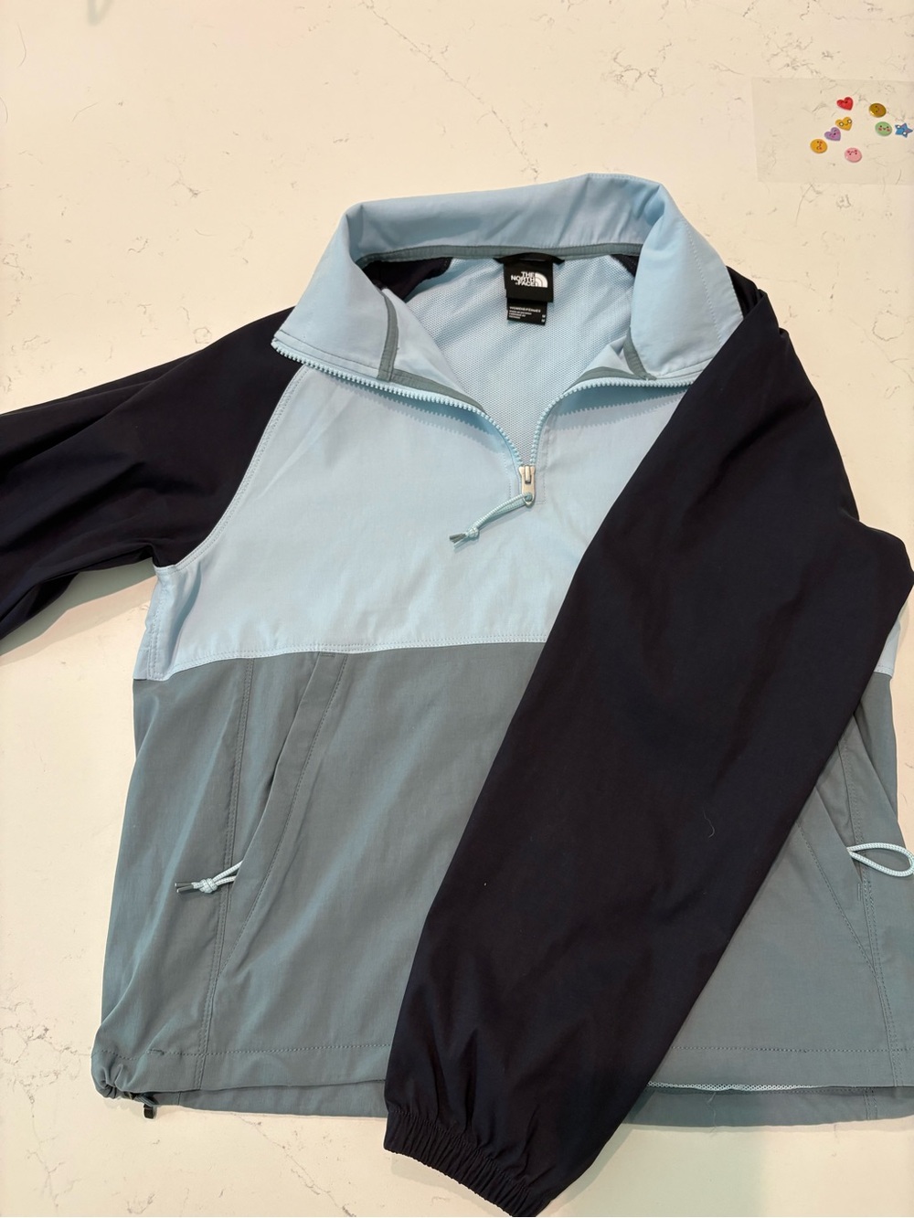 The North Face Light Blue Mesh Jacket